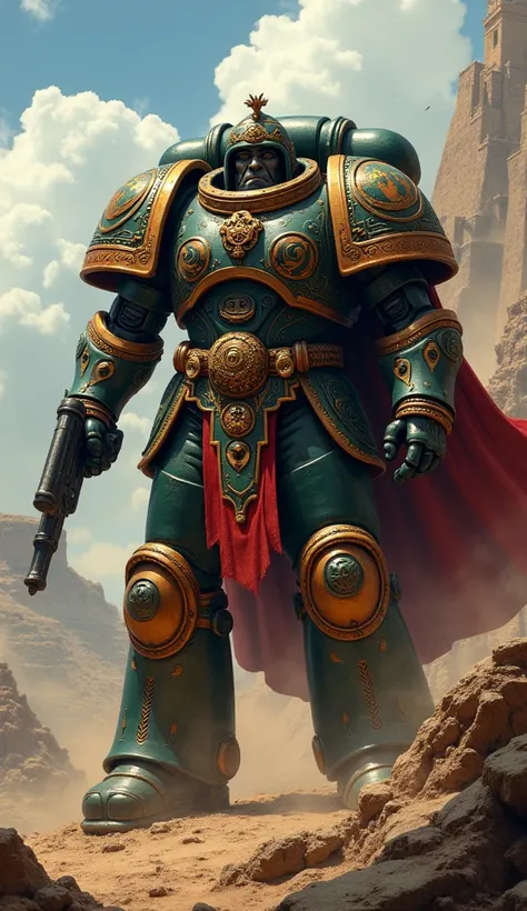 Represent the country of Mexico as if it were a Warhammer Space Marine 