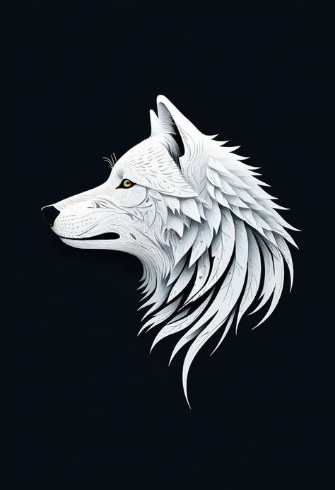 White Wolf, by Tang Yau Hoong.
(best quality, masterpiece), perfect composition, intricate details, ultra-detailed