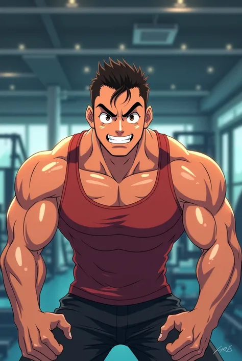 On the first day, Jose thought he couldn&#39;t stand all the exercises he was doing and wanted to give up., But something inside him urged him not to give up in anime form