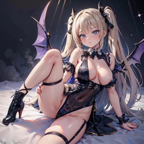 full body Waifu beautiful detailed eyes, beautiful detailed lips, extremely detailed eyes and face, longeyelashes, 1girl, sensual, young woman, sexy medium / large breasts, beautiful feminine face, nice sexy thighs, slim, sexy, erotic, beautiful clothes, p...