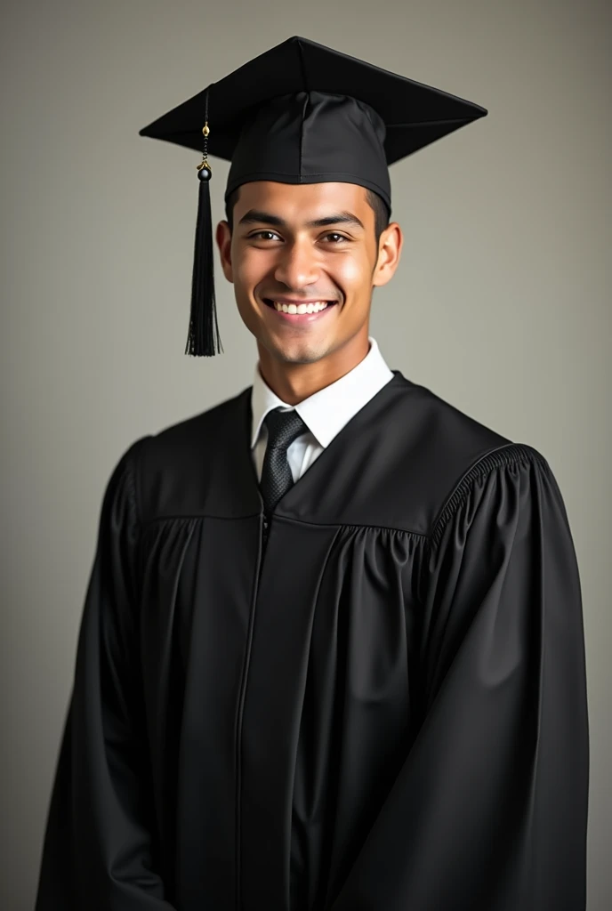 man in graduation photo 

