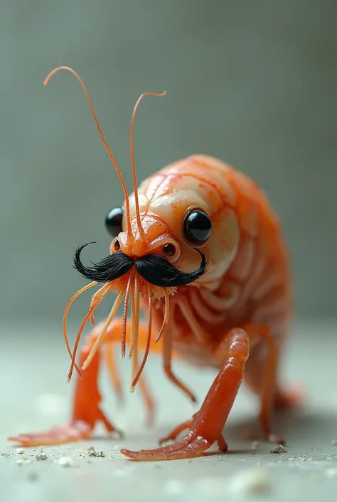 Hitler transformed into a shrimp