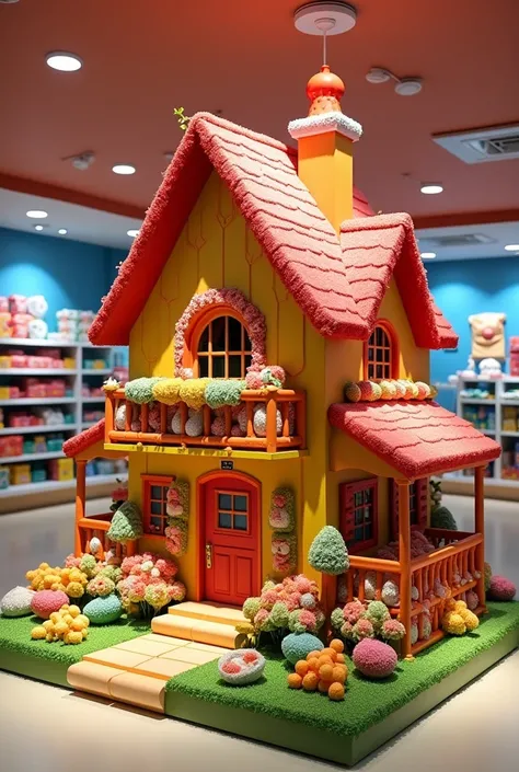 house made of FINI brand products in a store 