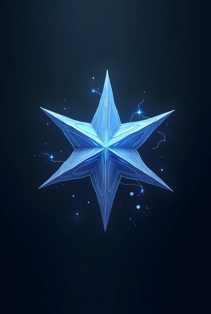 Simple logo, 5-pointed star, Fantasy, Name is ASTERsi Studio, Like Tencent Logo