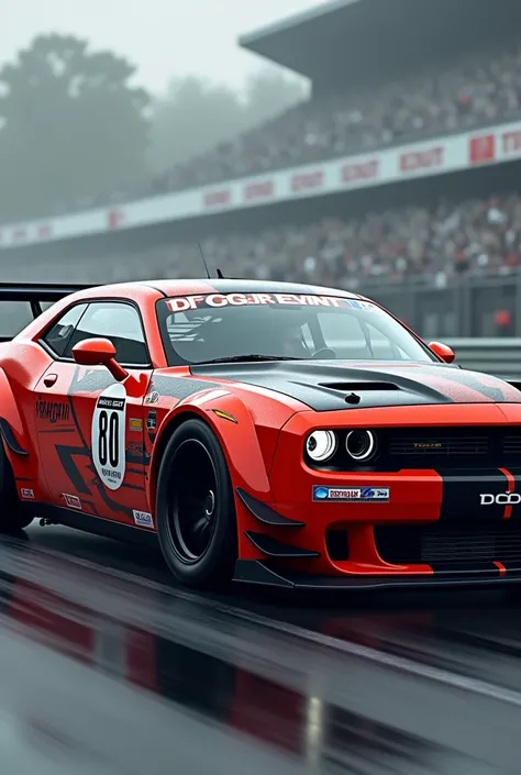 dodge challenger gt3 race car