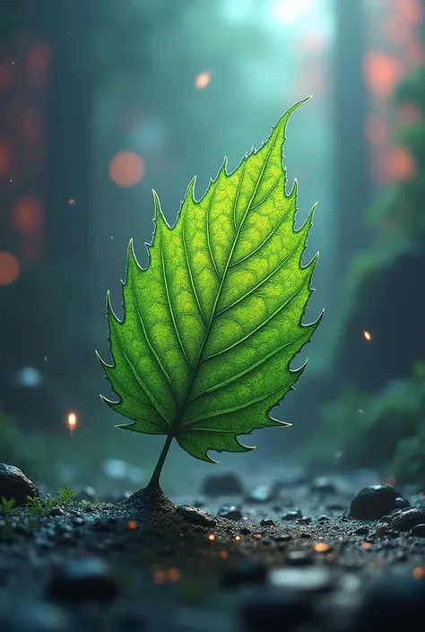 Animated drug leaf image