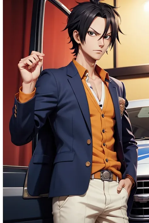 DRIVER LIKE ACE ONEPIECE WITH MANGA STYLE + WEAR SUIT