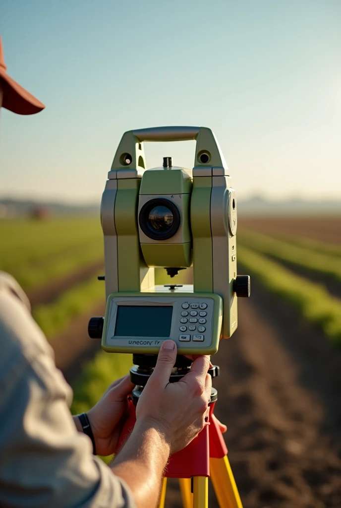 Theodolite in agriculture
