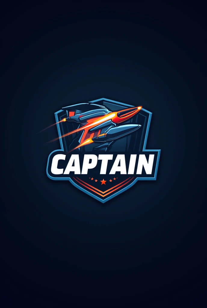 Logo jeu vidéo rocket league avec écrit CAPITAINE