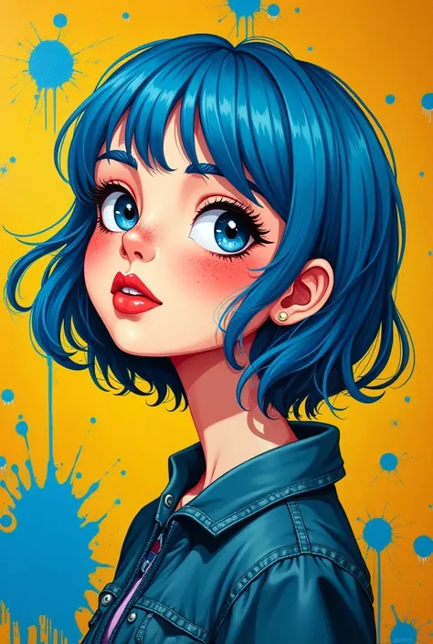 Street Art Vibes: Vibrant Young Woman with Short Hair and Freckles (side profile)

Description:

Imagine a painting in the vibrant and colorful style of street art. The background is a striking yellow that exudes energy., setting the stage for a rich and d...