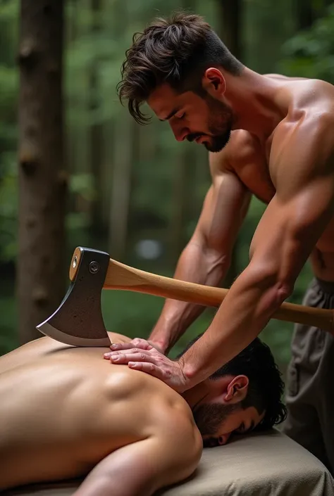 Axe massage technique