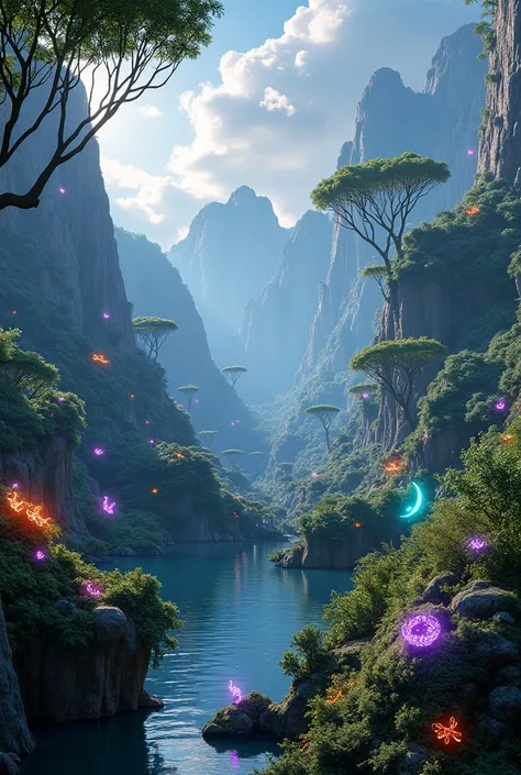 A place with lots of exotic nature from another planet in Avatar&#39;s Pandora