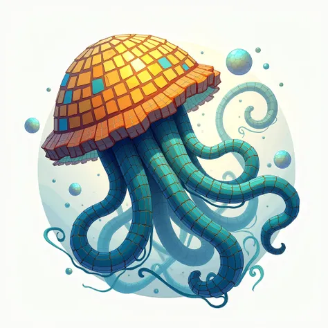  animated mosaic jelly, logo 