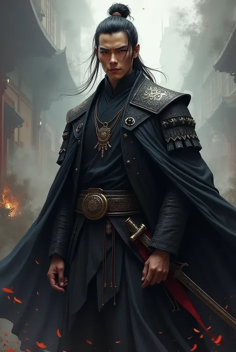 blanc,Cao Cao,苗条,by the black disorderly, comely,clothes black,good-looking
