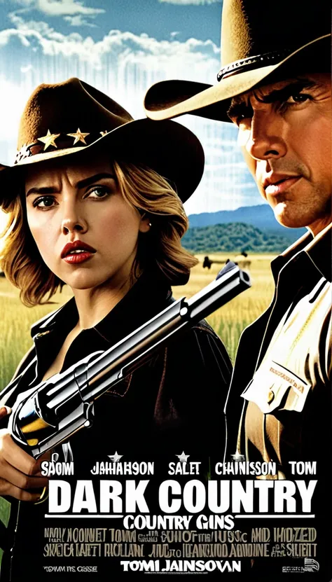 Dark country guns card horse music sheriff scarlett johansson tom cruise 