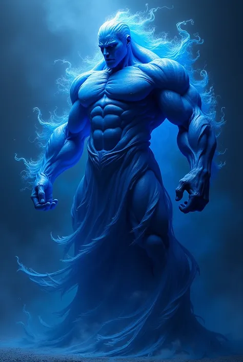 blue color, powerful, dynamic, 3d dimentional, not put in objective