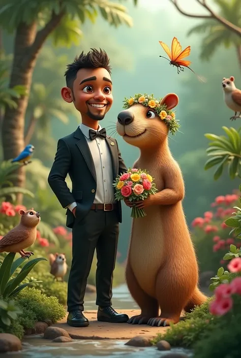 Neymar and Capivara getting married