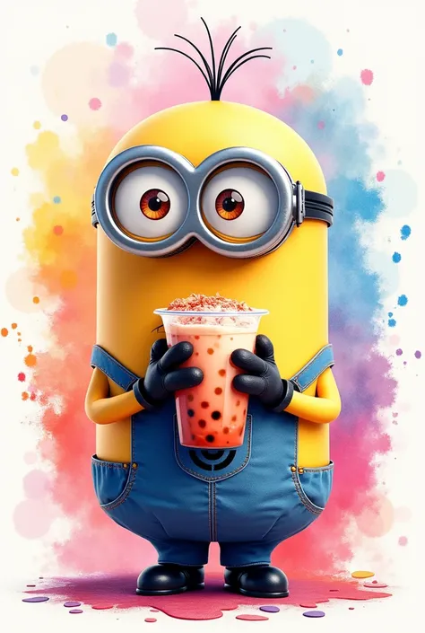 
Minion Boba Acuarela Splash, Clipart, Graphics and Artwork, Rainbow Aesthetics, 3d movie images