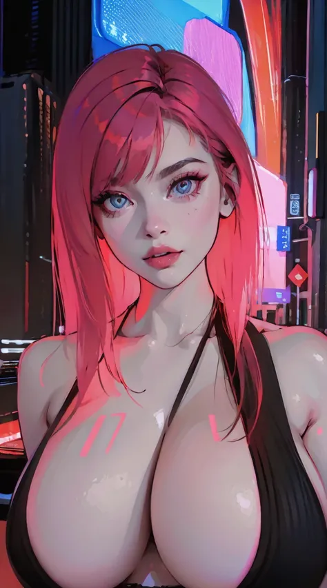 (best quality,4k,8k,highres,masterpiece:1.2), ultra-detailed, (realistic,photorealistic,photo-realistic:1.37), portraits, devil red eyes, gorgeous woman, cyberpunk background, futuristic, neon lights, smoky atmosphere, reflective surfaces, glowing tattoos,...