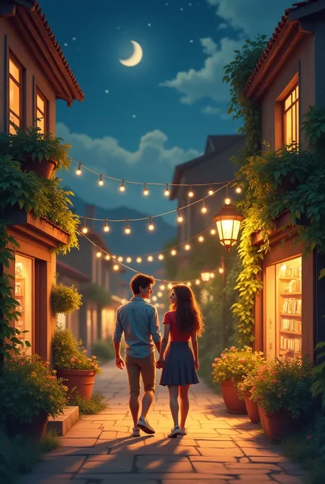 Heres a short love story:

Once upon a time, in a quaint little town, there lived two souls, Emma and Jack. They met by chance at a local bookstore, bonding over their shared love of literature.

Emma, with her bright smile and infectious laugh, captured J...