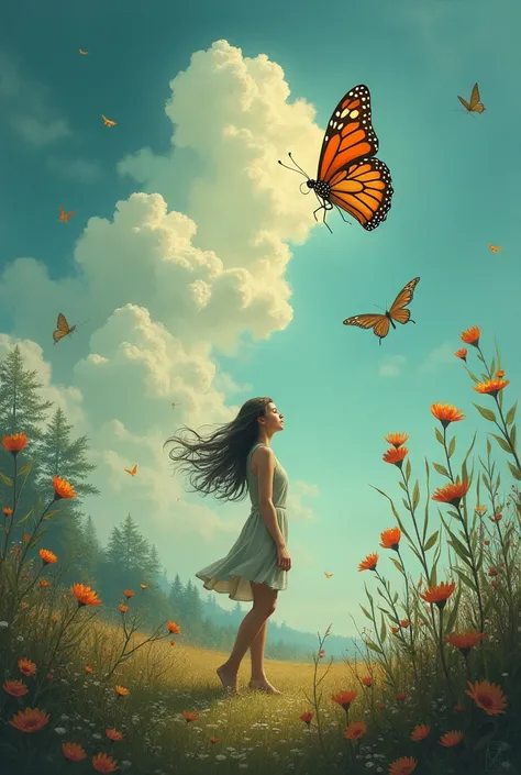 I once dreamed I was a butterfly, a butterfly floating happily through the air! But as soon as I woke up, I realized that my body was human, the same as always, stark, compact, of flesh and bone. Although, still completely taken by the pleasure of flight a...