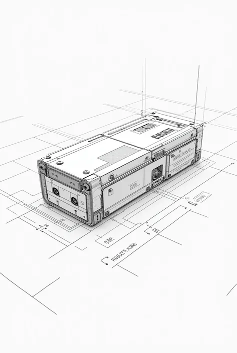 A sketch of the electronic stage layout in a small linear robot motor