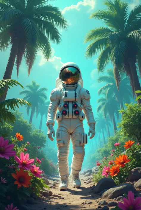 An astronaut in paradise written kosmic