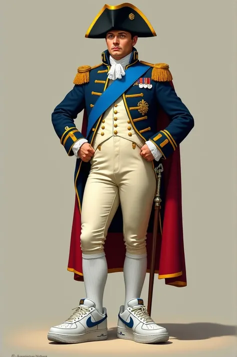 Napoleon Bonaparte wearing Air Force ones