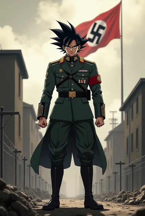 Songoku als Ss nazi Soldat 