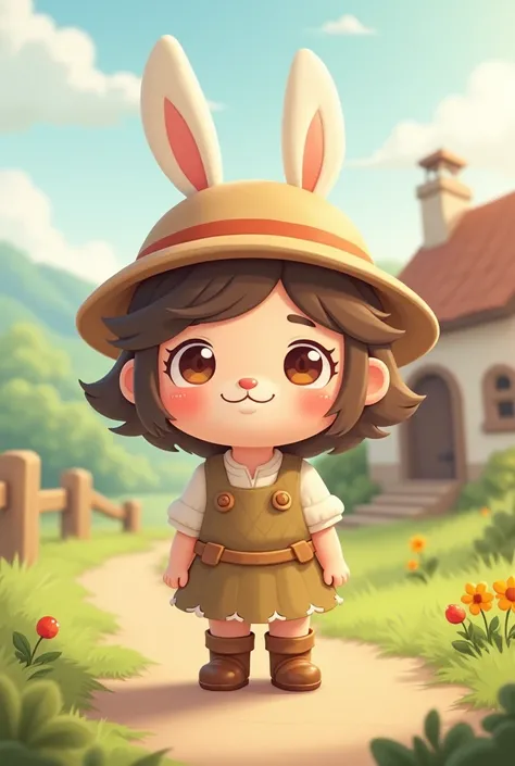 It&#39;s cute, wearing villager clothes.