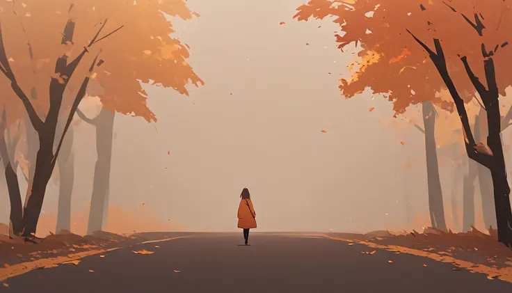 simple autumn, minimalist