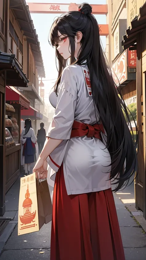 (absurdres, highres, ultra detailed),masterpiece,best quality,high resolution,8k,Realistic face,Realistic skin texture,magnified textures, stunning clarity,detailed anime girl,(ultra detailed eyes and face),,black long hair,pale skin,Japanese shrine maiden...