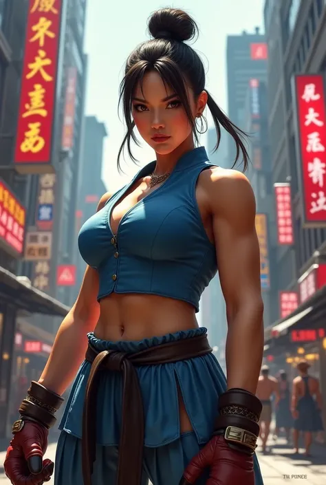 Real photo of chun-li street fighter,