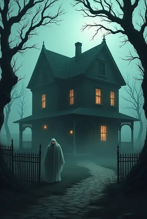 A haunted house 