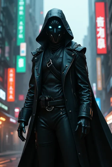 villain, cyberpunk, Cold look