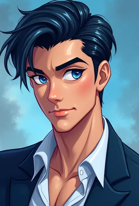 Aplication disney man handsome fanart image anime blue