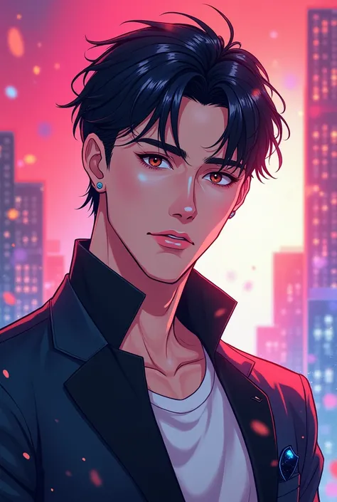 Aplication tiktok man handsome fanart image anime 