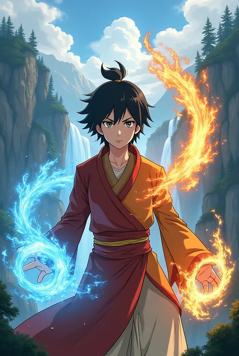 Create me an image of anime of avatar