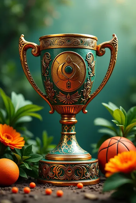 South American Cup with the phrase, three-point champion
