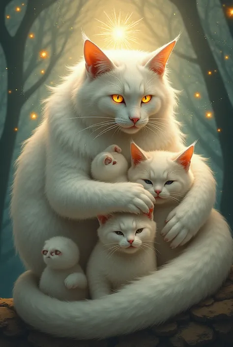 Mither cat huges all cats