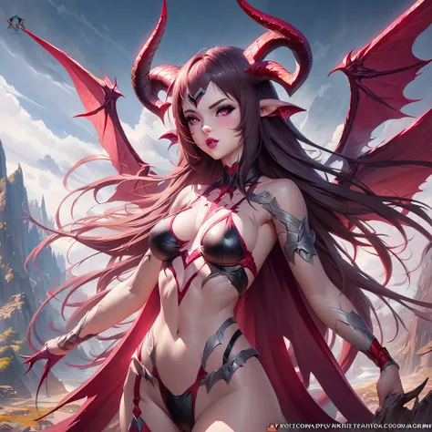 anime girl with horns and wings in a bikini, beautiful succubus, anime goddess, demon anime girl, angel knight girl, artgerm on artstation pixiv, detailed digital anime art, beautiful cyborg angel girl, anime fantasy artwork, as a mystical valkyrie, extrem...