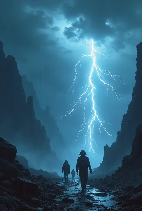 The first leg of their journey took them to the Planet of Storms, a place where thunder and lightning ruled the sky..
