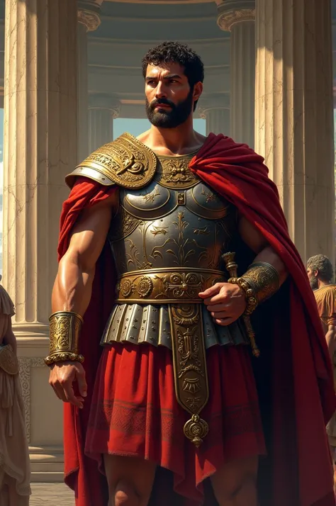 Create 5 wallpapers of Hadrian the Emperor 