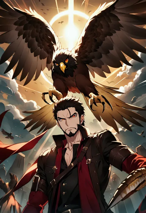 Hawk Eye、Mihawk、A talented hawk hides its claws、Birds of prey、king of the sky、Seeing Eyes、Sharp Eyes、Ferocious、