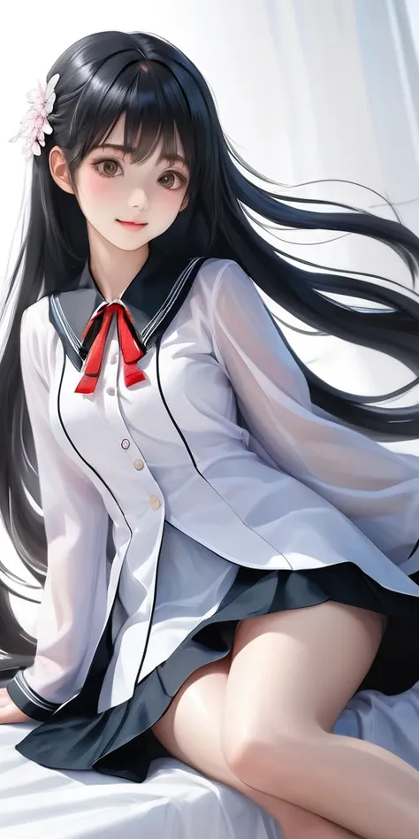 ((64k，超High resolution，超Highest quality，masterpiece，Hyperrealistic，Young and adorable, beautiful, young, adorable，〜20 year old girl，young woman，Full body photo，Full body angle，Full body Ezbian，Surreal，Very detailed:1.3，Ultra-realistic:3.0))，Cute smile，Ador...