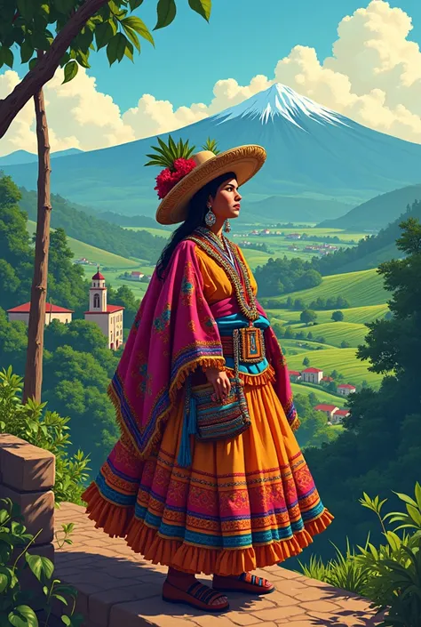 A representative poster of Antioquia that highlights its culture