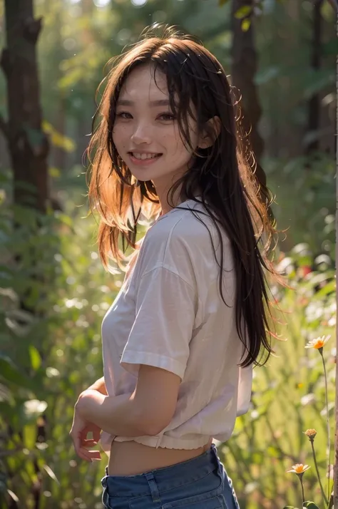 a beautiful japanese college girl with some freckles on her face inspired by hamada hideyaki shot by contax g1 with portra 800 f...