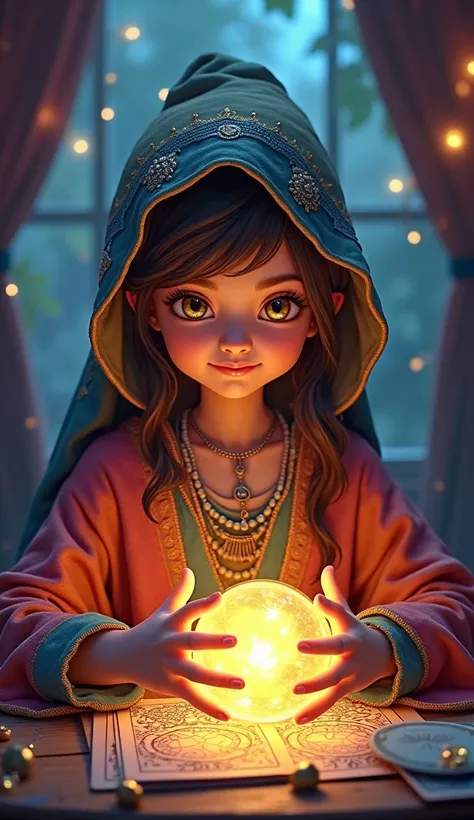 Cute fortune teller