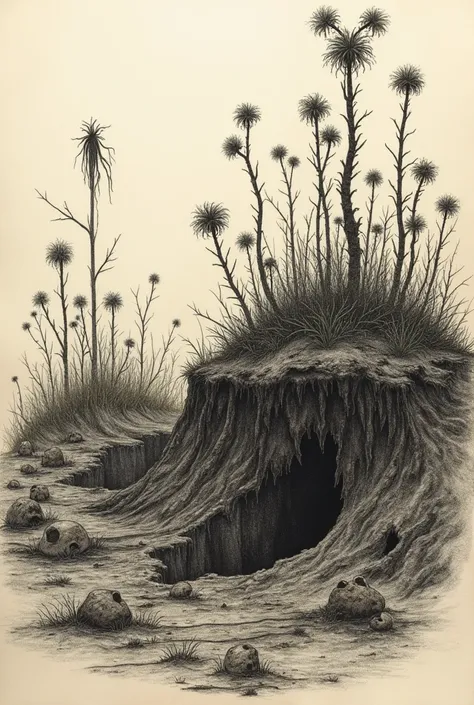 Soil contamination drawing 