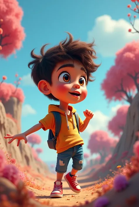 Animated image of a teenager
